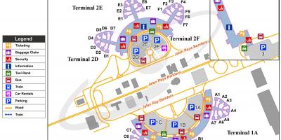 Soekarno hatta airport terminal 2 ramani