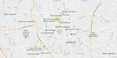 Ramani ya kuhifadhi Jakarta